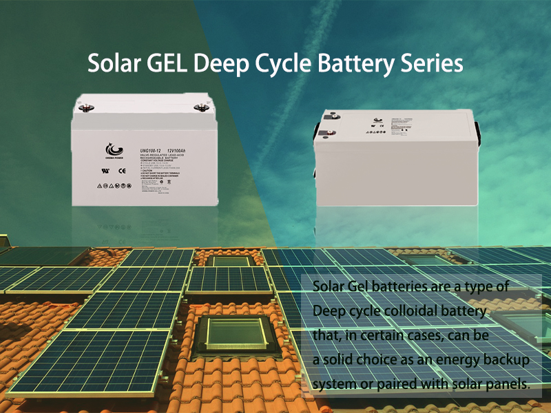 Solar GEL Deep Cycle Battery